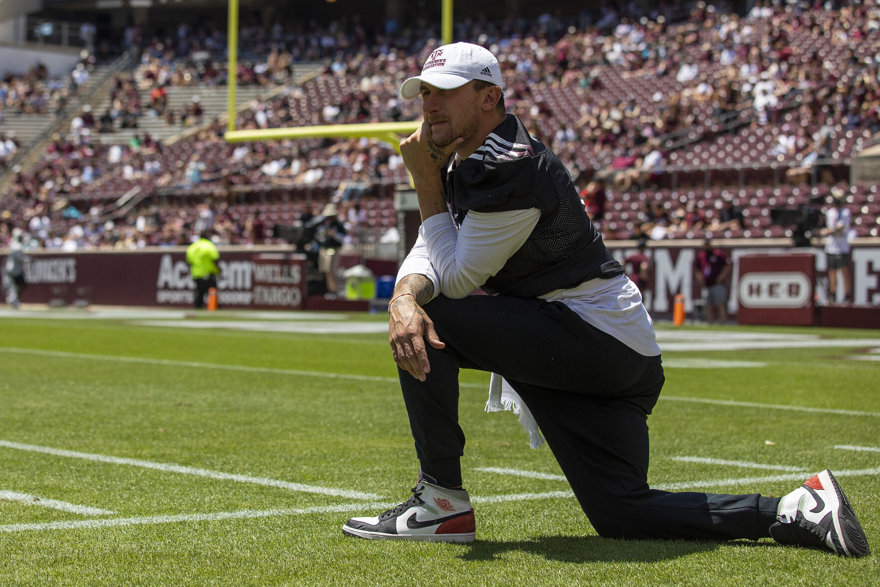 Maroon & White